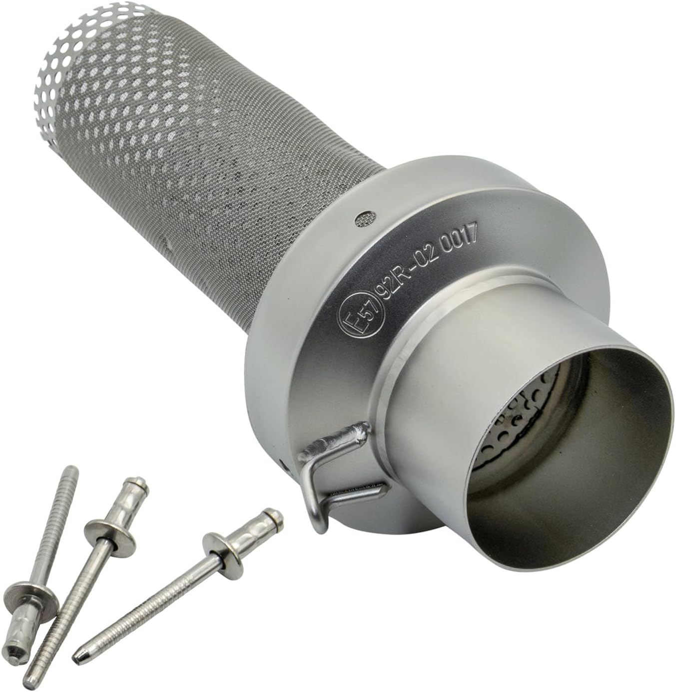 Leovince Rear Silencer Replacement Part Set Exhaust System LV-10 Stainless Steel Diameter 54 Mm 173 Mm Left