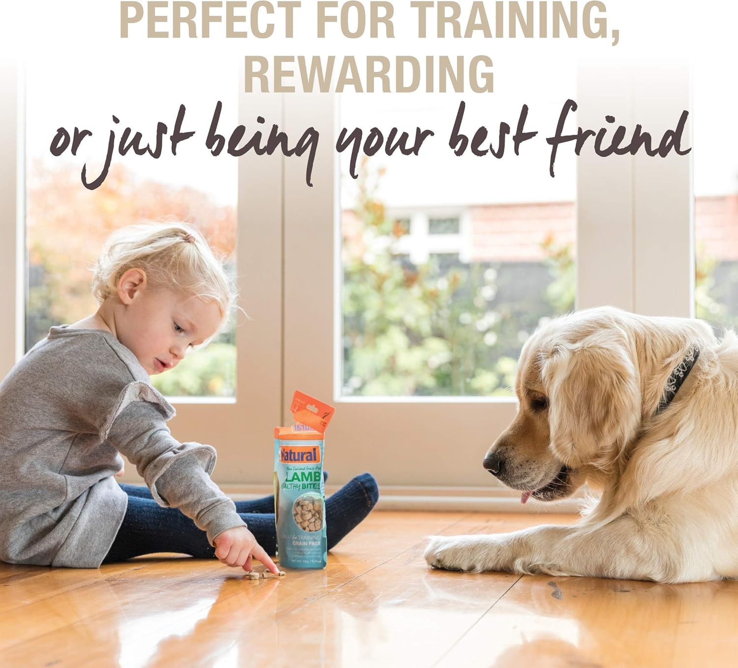 K9 Natural Grain-Free Air Dried Dog Treat Protein Bites (Beef Lung, 60G) image number 4