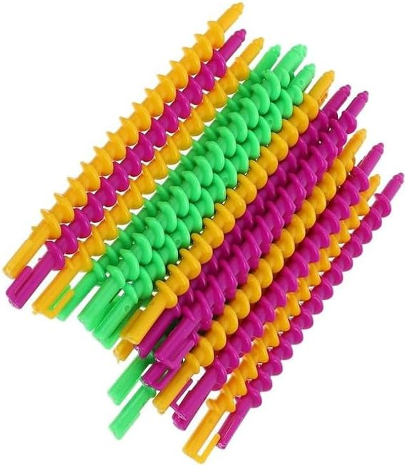 Spiral Hair Perm Rods Plastic,20Pcs Plastic Hairdressing Spiral Hair Perm Rod,Spiral Hair Roller Hair Styling Roller Spiral Rod,Plastic Spiral Hair Perm Rod Spiral Rod Barber Hairdressing Hair Roller image number 3