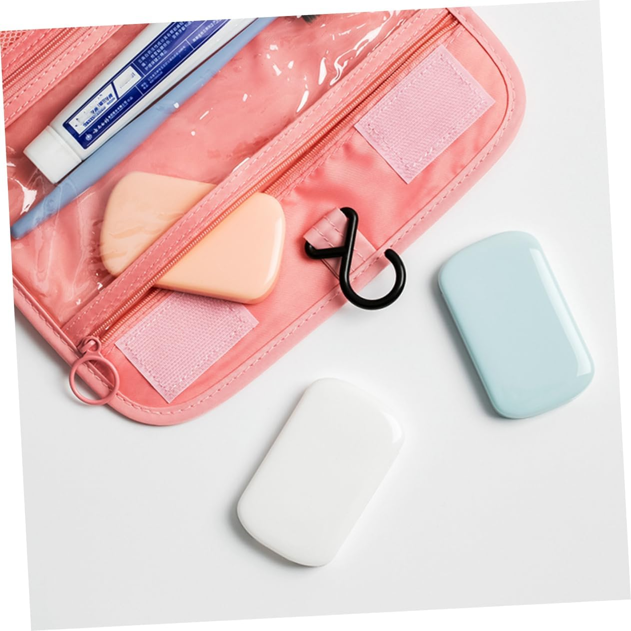 Kisangel 2Pcs Portable Soap Disposable Soap Tablets for Travel Home Use Convenient Hand Washing for Outdoor Activities Safe Fragrant Hand Hygiene image number 5