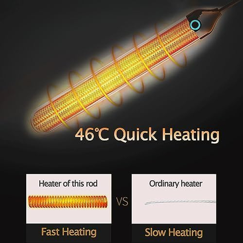 Xinxbabe USB Auto Heating Rod Heating and Diatomite Water-Absorption Stick 【Quick Heating/Auto Temperature Regulation 2-Piece Set, RODO-1012X2 image number 4