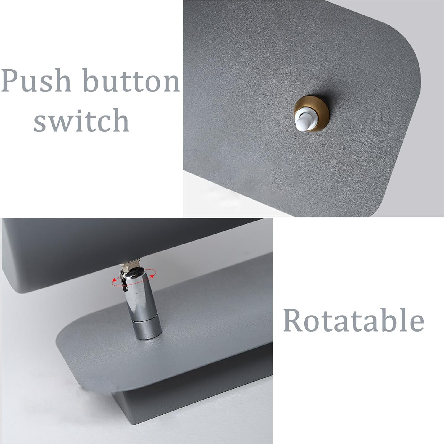 LED Outdoor Wall Light IP65 Waterproof Long Wall Lamp Black Minimalist Exterior Wall Sconce Aluminum outside Indoor for Gardens Villa Stairs Patio Garage Living Room (Natural Light,41Cm) XXZ image number 4