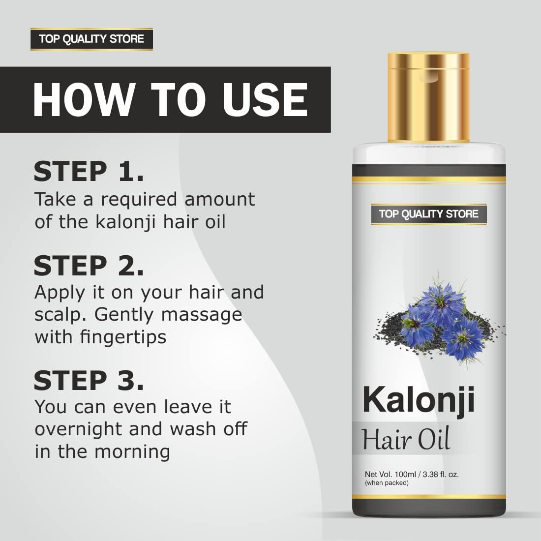Top Qaulity Store Kalonji Oil for Hair Growth
