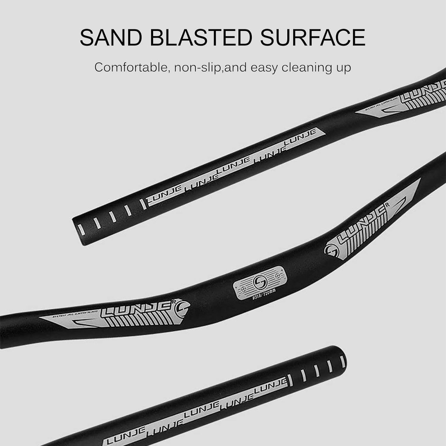 31.8X780Mm Bicycle Handlebar - Cycling Aluminium Alloy MTB Extra Long Riser Bar image number 2