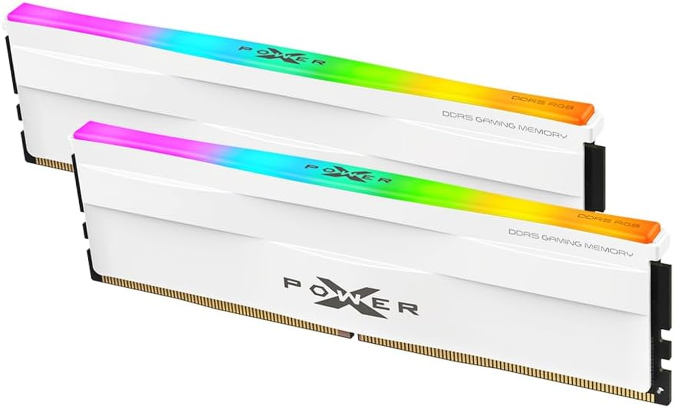 SP Silicon Power XPOWER Zenith RGB DDR5 32GB (2X16Gb) CL36 6000Mhz Gaming Memory Supports Intel XMP/AMD Expo UDIMM Desktop PC Computer RAM Memory, Black - SP032GXLWU60FFDH