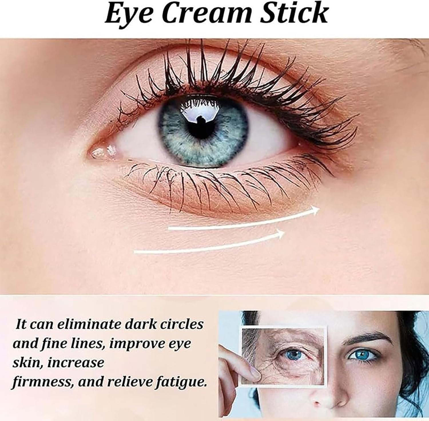 Lumibalm, Lumibalm Stick for under Eye Bags, Lumibalm for under Eye Bags, Lumibalm Eye Serum Stick, Lumibalm Eye Cream Stick, Eye Bags Cream Lumibalm, Hydrating Eye Stick, Reduce Fine Lines (2PCS) image number 1