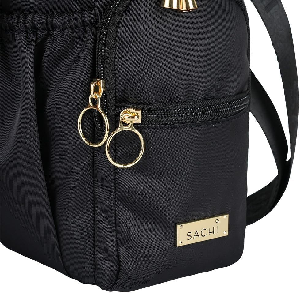 Sachi Crossbody Insulated Bottle Bag - Black image number 2