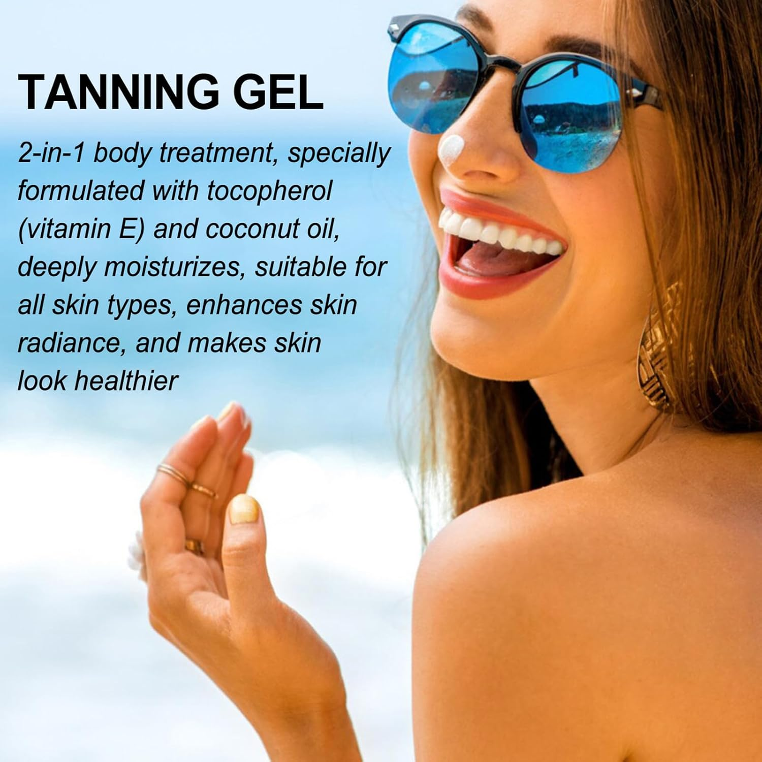 Intensive Tanning Gel, Luxury Intensive Tanning Gel, Intensive Tanning Luxe Gel, Carotene Tanning Gel, Tanning Accelerator for Outdoor Sun, Achieve a Natural Tan Skin (2)