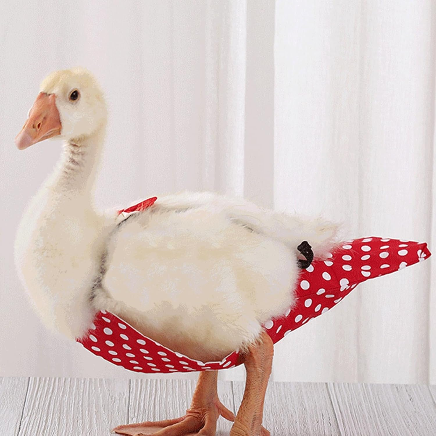 Duck Diapers - Reusable Duck Diaper,Reusable Duck Diapers with Bow Ties, Washable Printed Fabric Pet Poultry Nappies Supplies - Banana image number 4