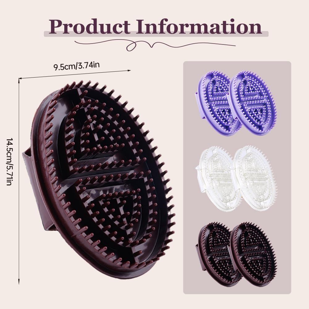 Upgrade Meridian Brush Massage Body, 2025 New Full Body Relaxation Handheld Massage Comb Meridian Brush, Portable Beauty Salon Professional Custom Meridian Comb (Purple) image number 1