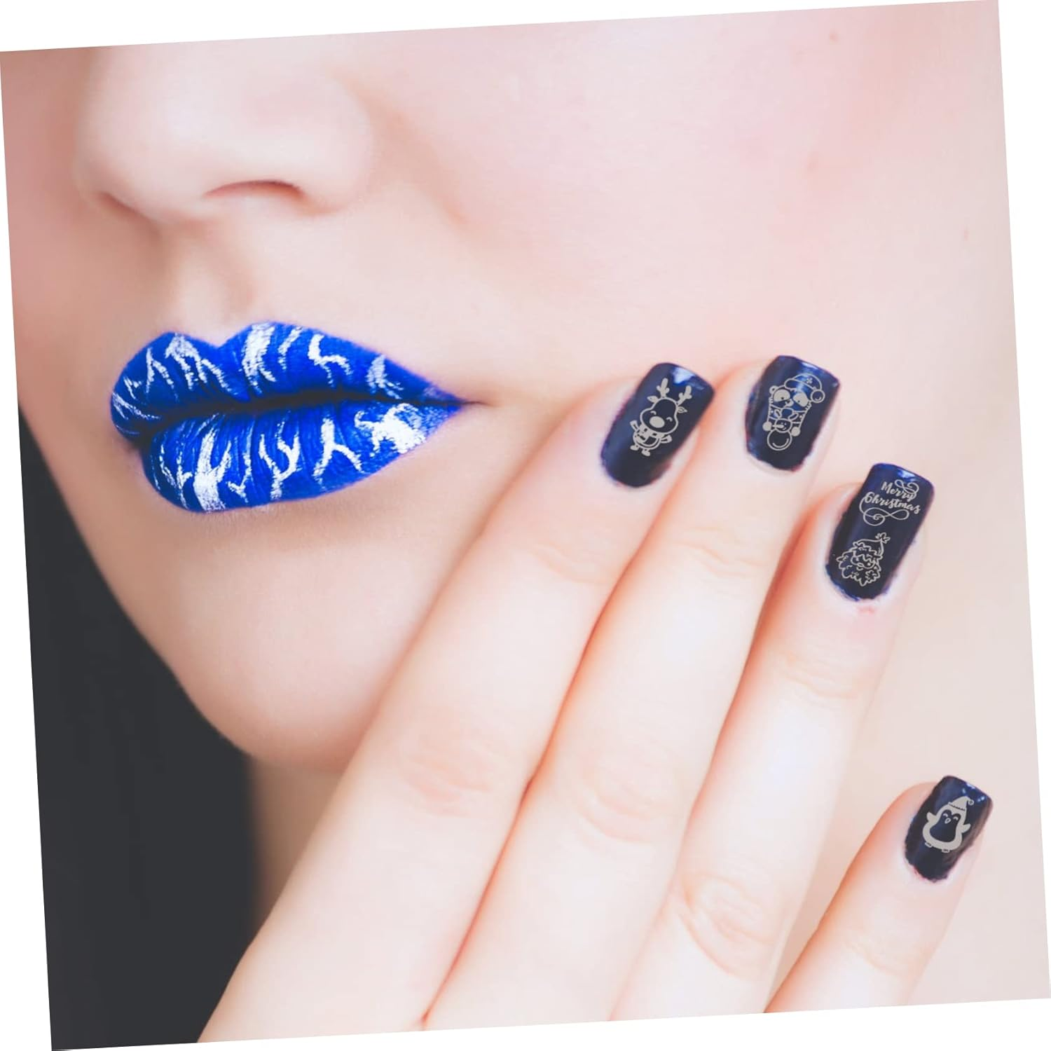 GANAZONO Creative Nail Art Templates Manicure Kit Nail Charms Texture Manicure Tools image number 4