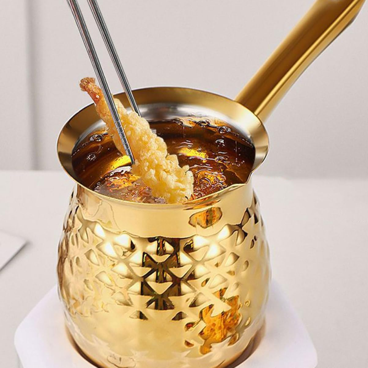 VALICLUD Traditional Turkish Cezve Coffee Pot 600Ml Vintage Metal Stove Top Coffee Maker for Home and Cafe image number 1