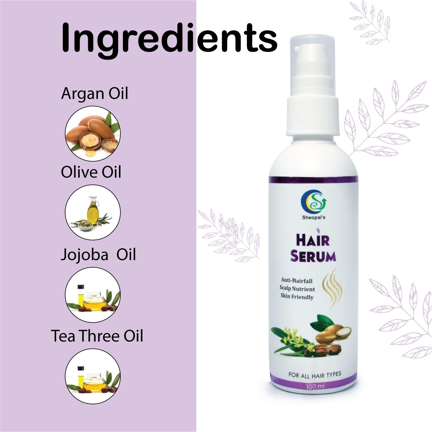 Sheopals Mool Hair Grow Oil, Amla Shampoo and Serum Combo Pack Hair Kit | Rakhi Gift for Brother & Sister | Gift Set for Women & Men | Pack of 3 (Moolhairoil + Amla Shampoo + Serum) image number 5