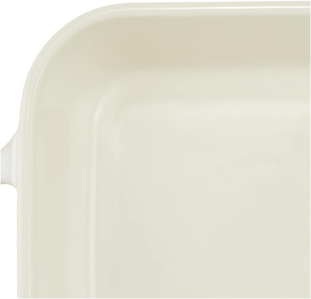 Staub Dish 40508-165 Rectangular Dish 5.5 X 4.3 X 6.3 Inches (14 X 11/20 X 16/27 X 20 Cm), 3 Piece Set, Ivory Ceramic Set, Au Gratin Dish, Oven, Microwave Safe image number 4
