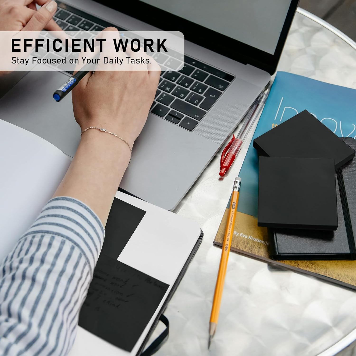 Rorupopo Bulk Sticky Notes, Morandi Colors Self-Stick Aesthetic, Colorful, 3&rdquo;X3&rdquo;, 12 Pads/Pack 50 Sheets/Pad Total 600 Sheets,Easy to Post for Home,School,Office, Notebook-Style 5 image number 6