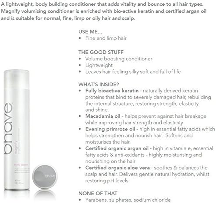 Bhave Magnify Volumizing Conditioner 300Ml image number 1