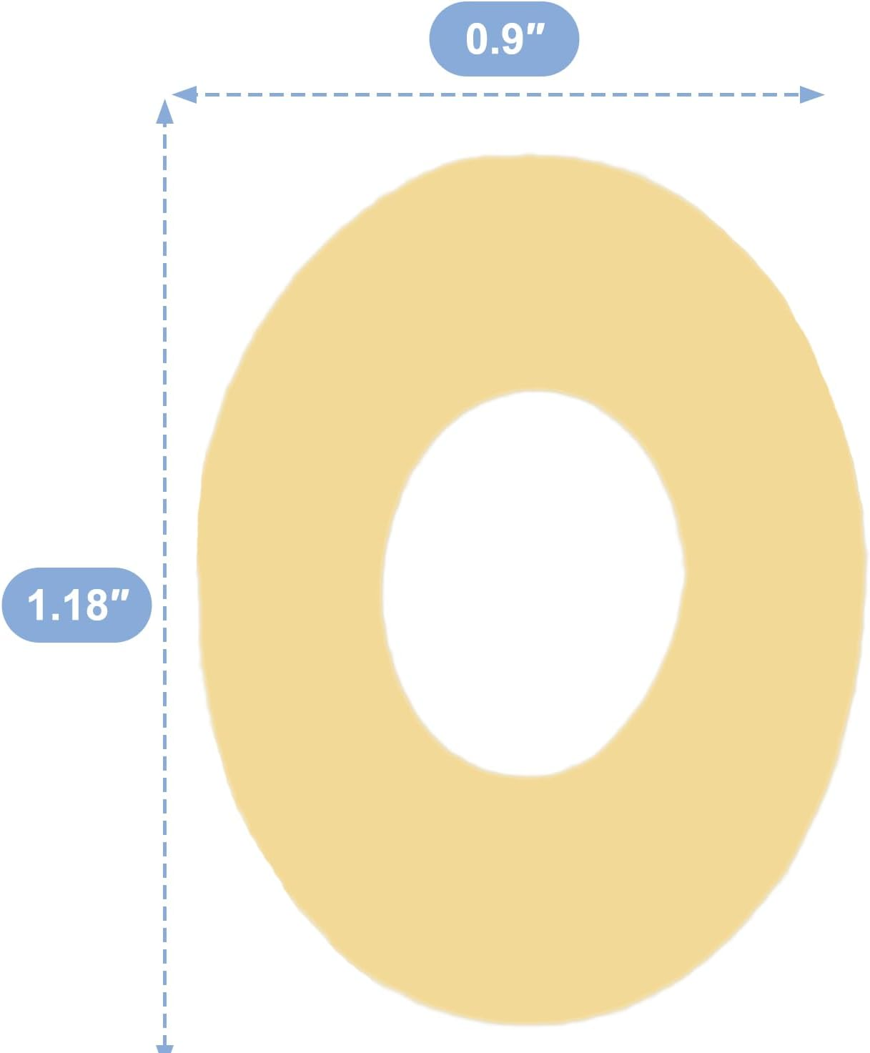 75 Count Callus Cushions Oval Foam Padding with Water-Resistant Self-Stick Adhesive, Protects Foot, Heel and Toes from Rubbing and Friction, Pain Relief from Shoe Pressure (L) image number 5