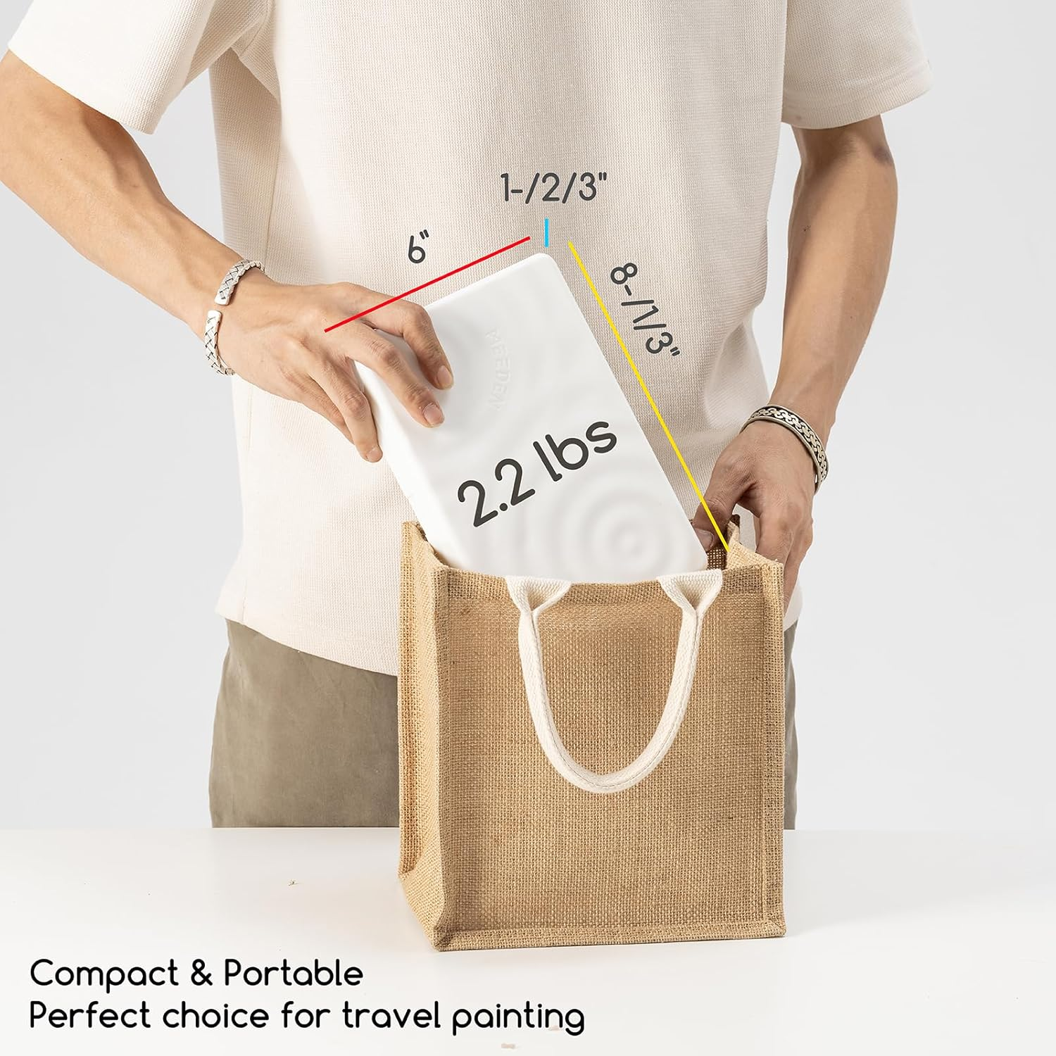 MEEDEN Watercolor Paint Set 96 Colors in Portable Box, Paint Kit with Brush, Palette and Art Supplies, Customizable Color Blocks, Travel Watercolor Set for Adult Teens Beginner Artist Professional