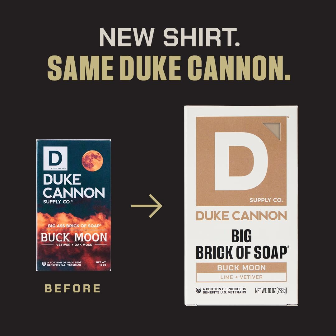 Duke Cannon Big Brick of Soap for Men &ndash; 3 Pack Variety | 10 Oz Each | Triple Milled Bar Soaps | Long-Lasting | Natural Oils | Mens Bar Soap Set image number 2