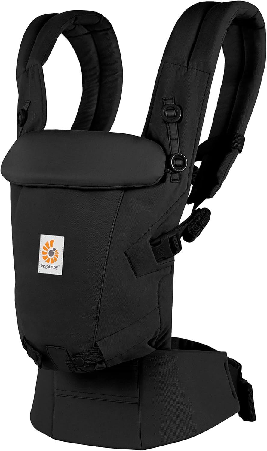 Ergobaby Adapt Carrier for Newborns from Birth, 3 Positions Softflex Mesh, Ergonomic Baby Front-Inward and Back Carry Position, Graphite Grey image number 2