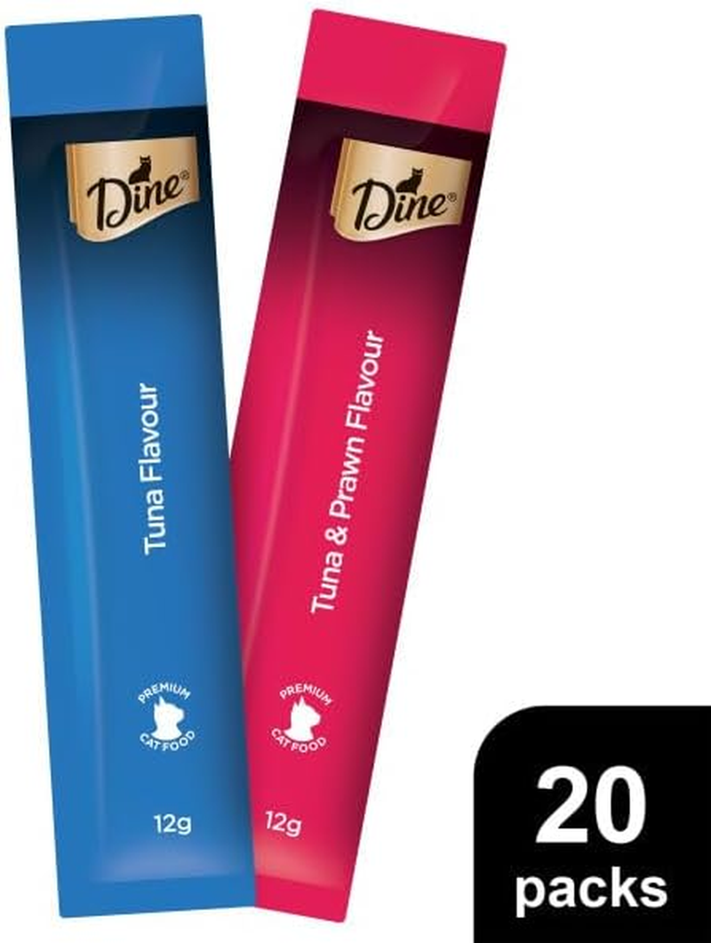 Dine Creamy Treats Cat Treats Tuna Flavours 12G Sachet, 20 Pack image number 4