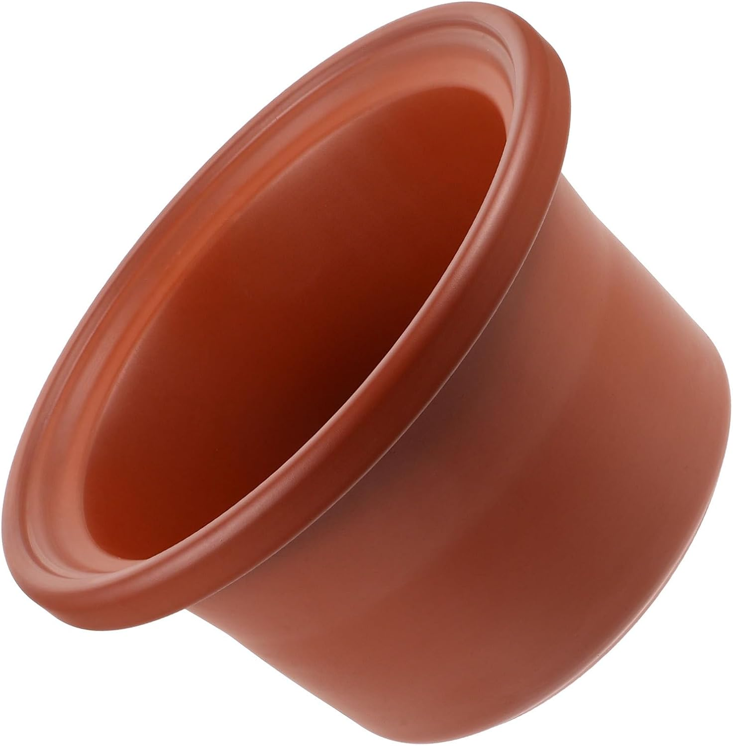 Ipetboom Slow Cooker Ceramic Insert Liner 4.5L Red Clay Pot Replacement, Reusable Kitchen Pot Insert for Daily Use Cooking and Slow Cooker Accessories image number 3