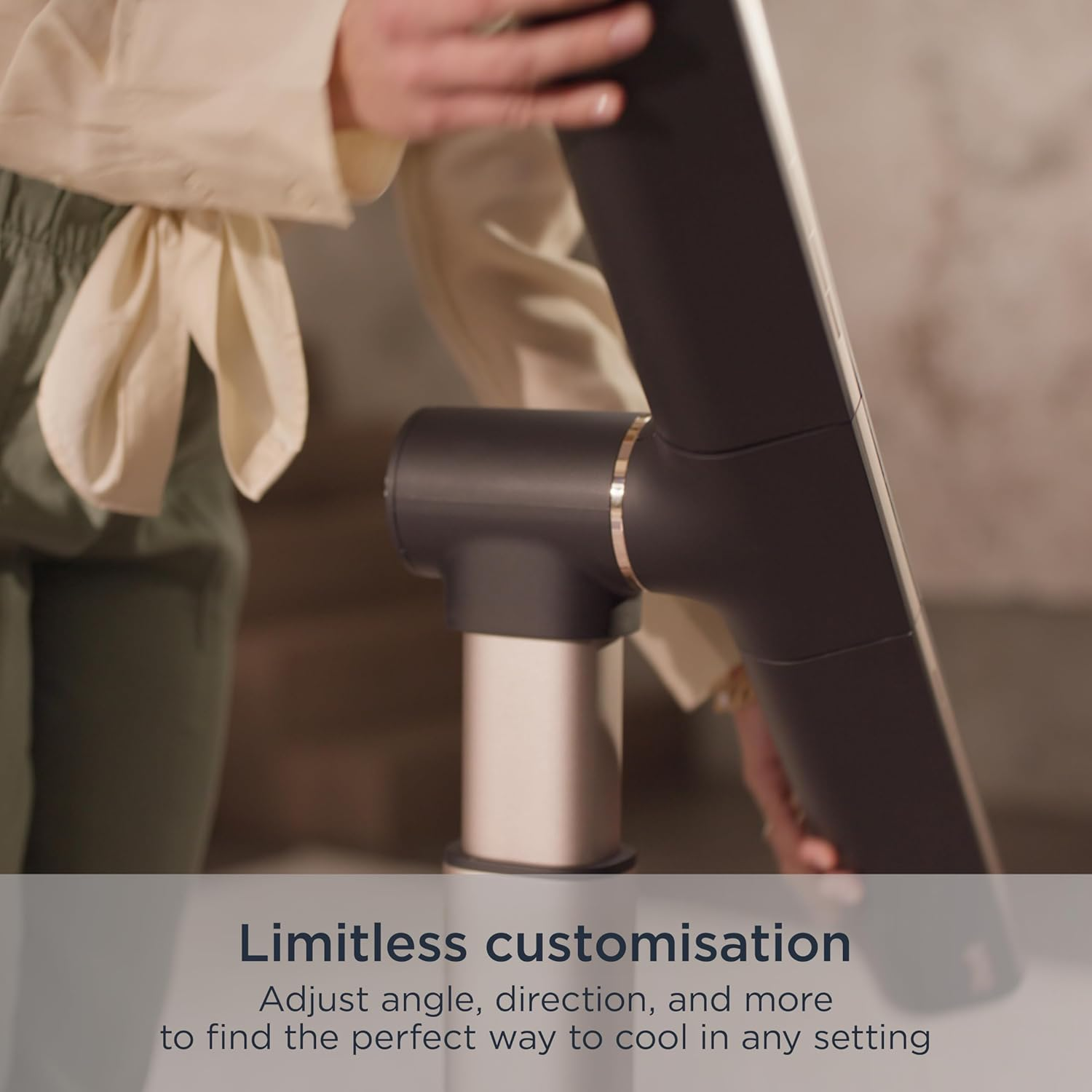 Shark Turboblade Bladeless Tower Fan, Charcoal image number 3