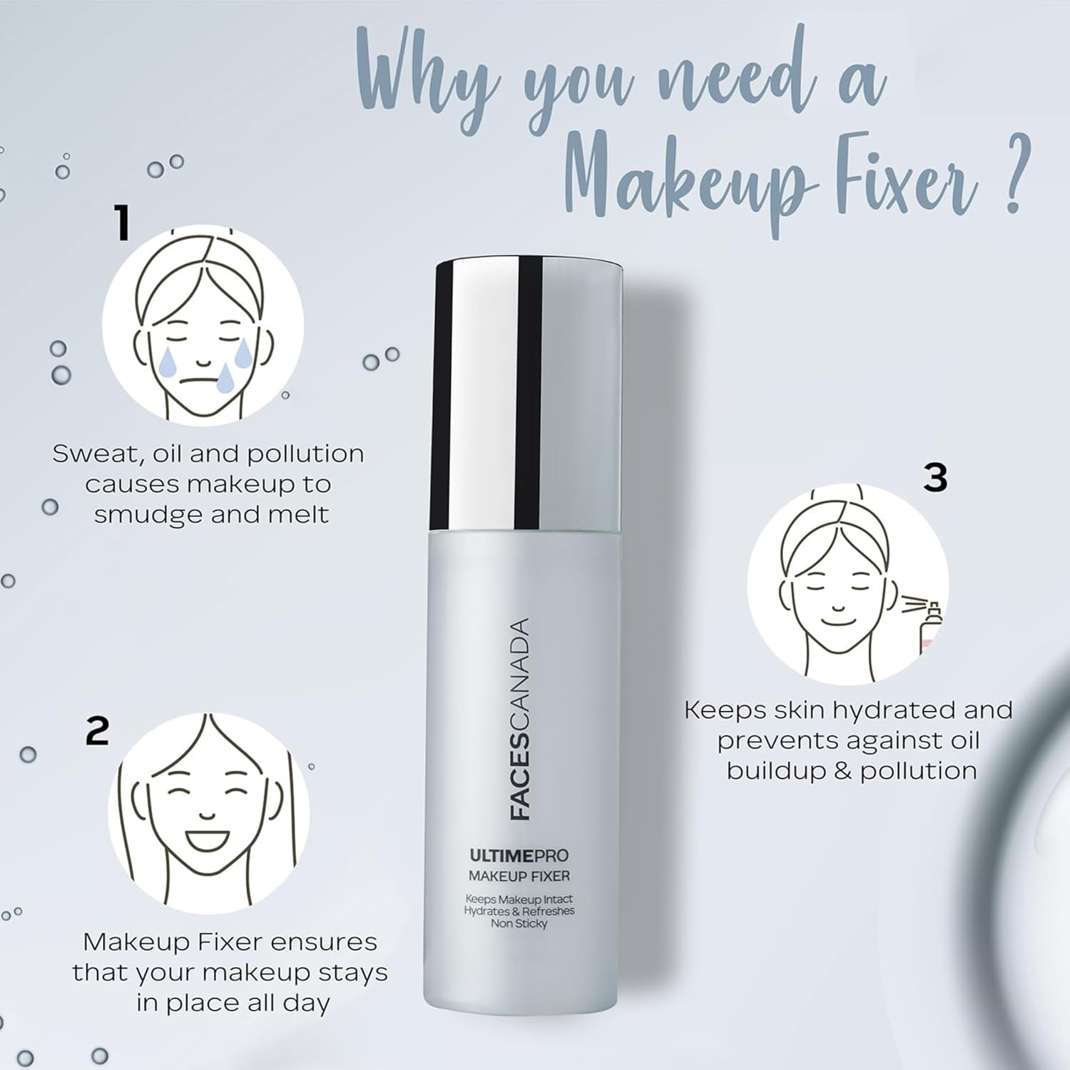 Faces Ultime Pro Makeup Fixer, 100Ml image number 6