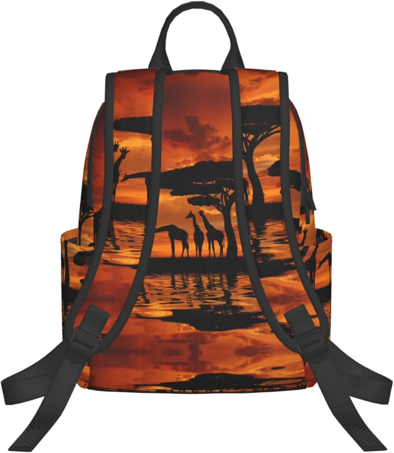 Obabo Peaks Owl Light Leisure Backpack,Laptop Backpack,Travel Bags,Multi-Purpose Backpack,Unisex,Portable,Comfort