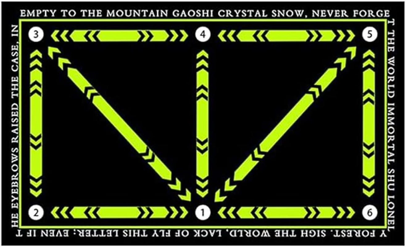 HPAMR Football Footstep Training Mat, Football Dribbling and Passing Practice Mat, Soccer Training Mat for Soccer Training, Portable and Durable, Ideal for Improving Agility, Footwork, and Technique image number 3