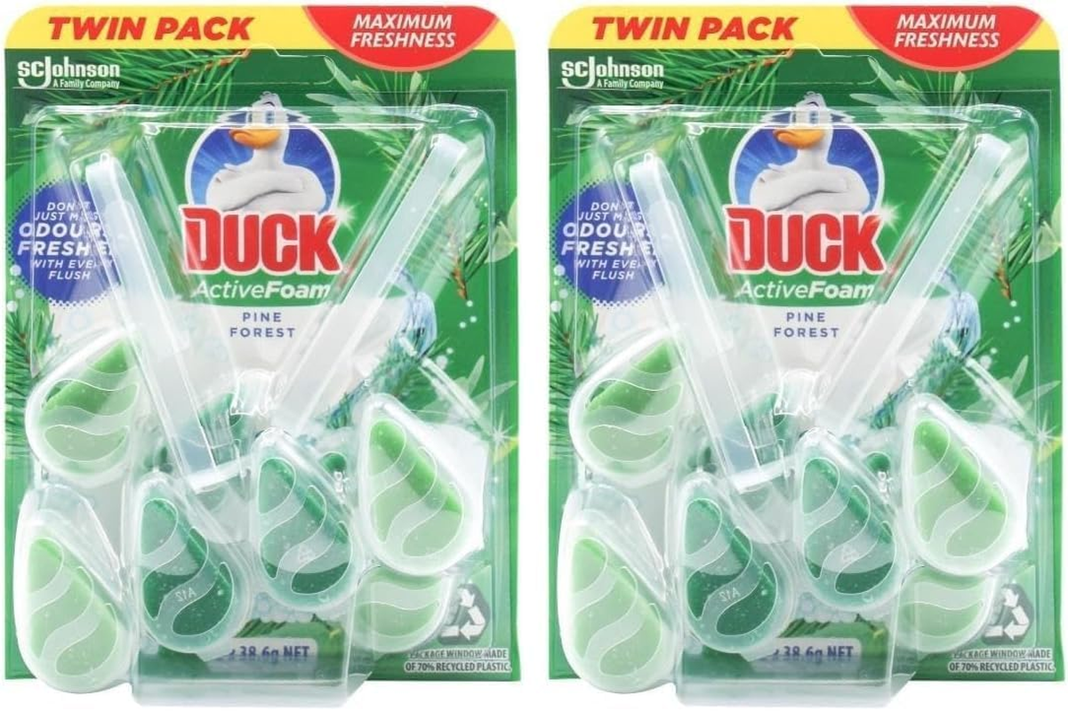 Duck Active Foam Pine Forest Toilet Cage 38.6 G (Pack of 4) image number 1