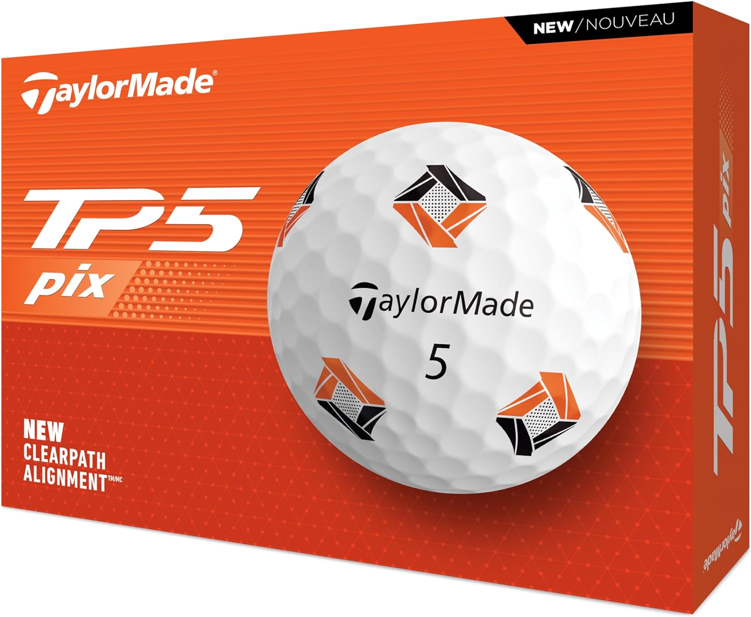 Taylormade Unisex TP5 Golf Balls image number 5