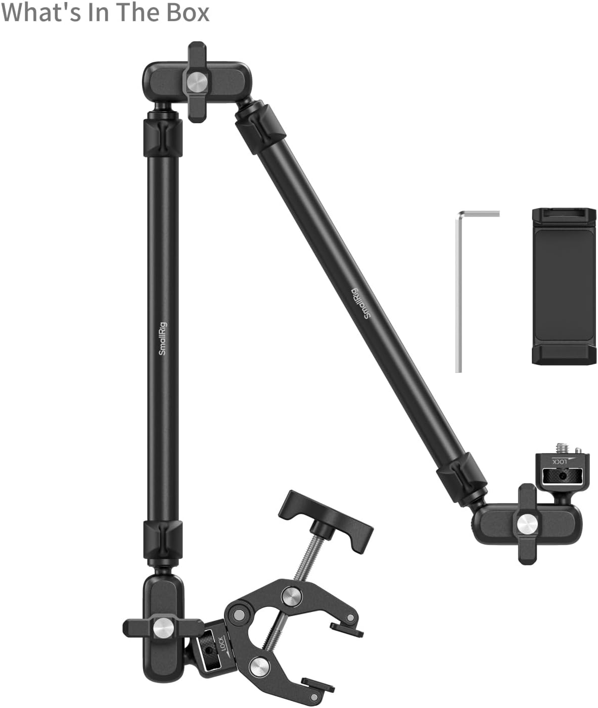 Smallrig Desktop Magic Arm with Crab-Shaped Clamp Kit 5625 image number 4