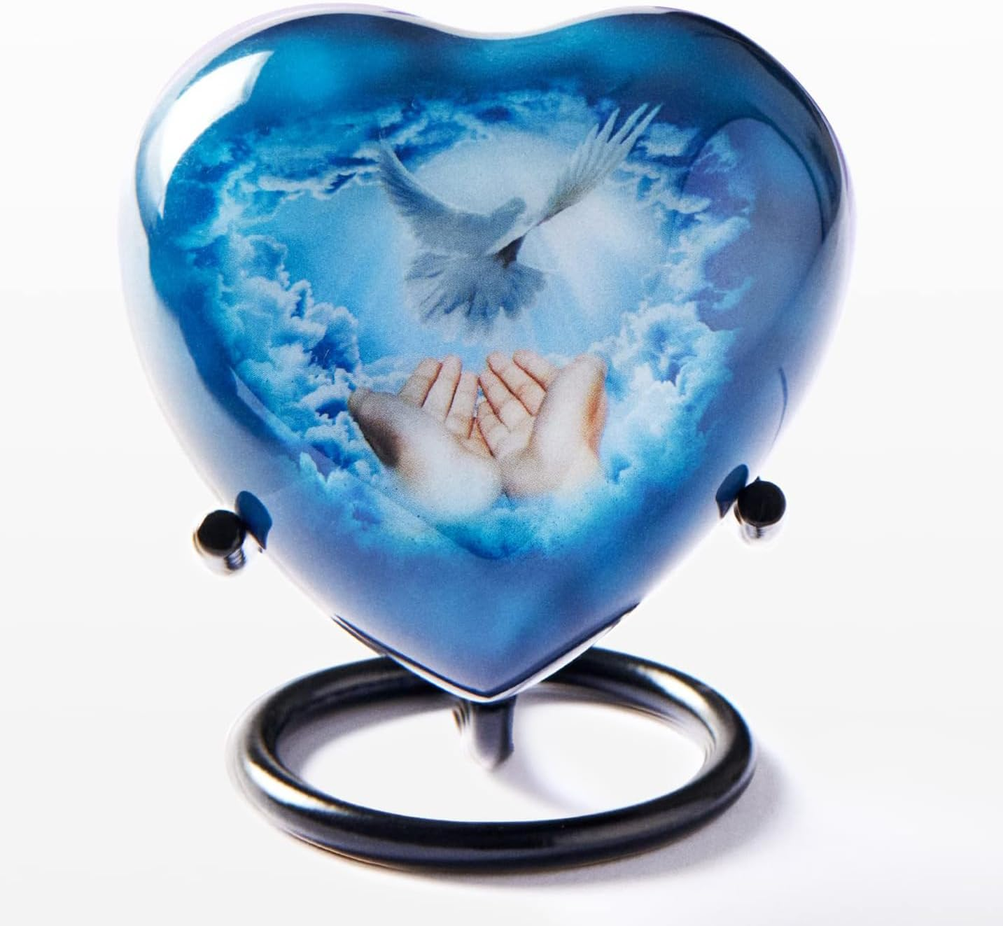 Trupoint Memorials Cremation Urns for Human Ashes, Tree of Life Decorative Burial Urn for Adult Men and Women, Large Red Sunset image number 4