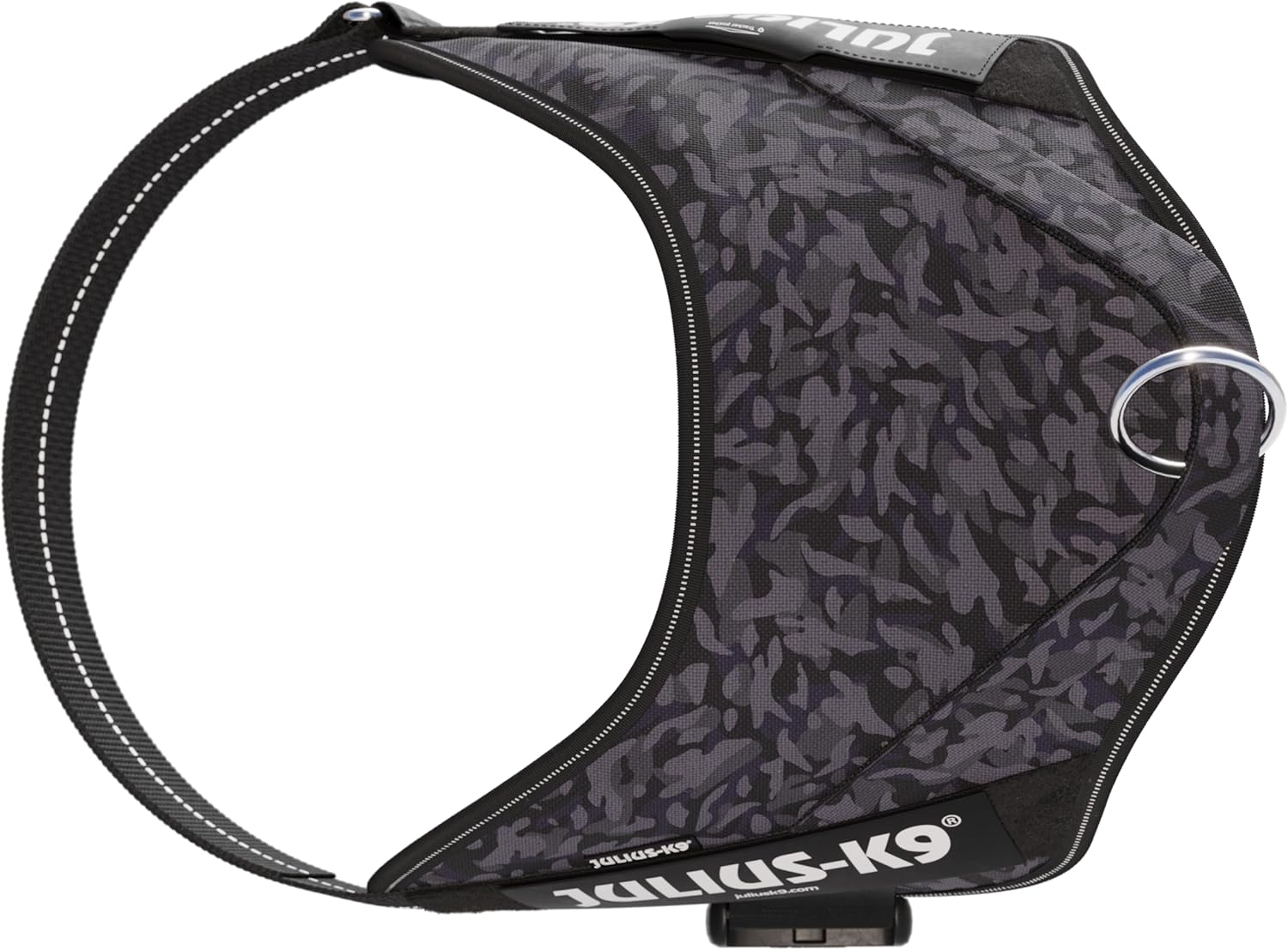 Power&More Dog Harness with Patches, Size: XL, Night Camo image number 1