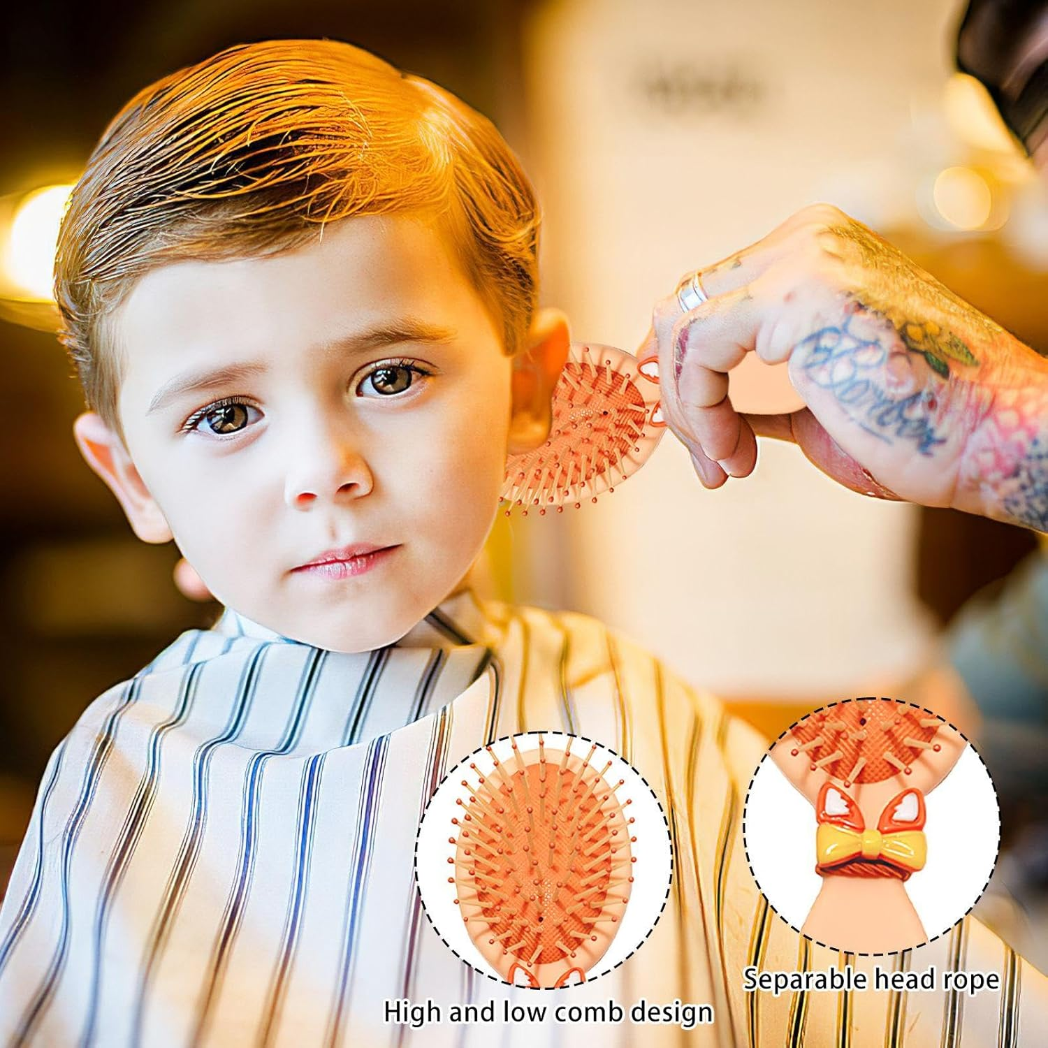 2 Pieces Air Cushion Hair Comb, Massage Comb, Cute Hair Comb, Portable Comb, Hair Styling Tool. image number 4