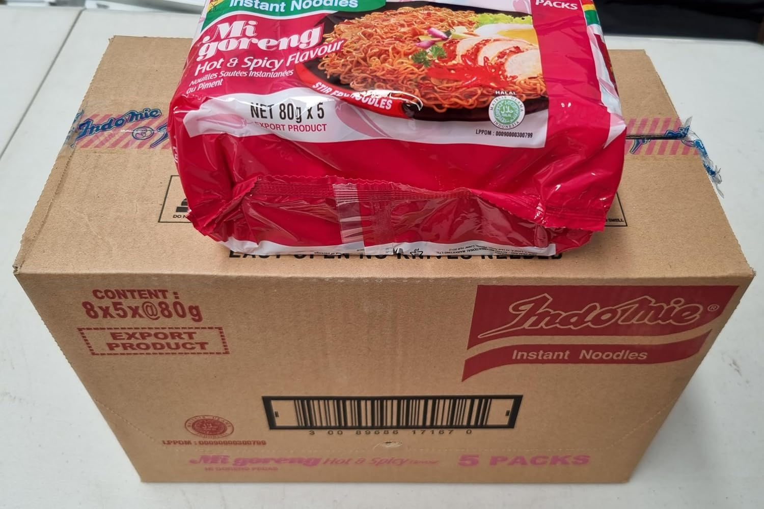 Indomie Mi Goreng Hot and Spicy Flavour Instant Noodle 80G X 40 Packs image number 2