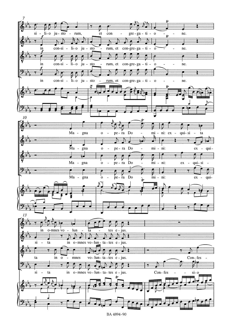 Vesperae Solennes De Confessore K.339 ""Solemn Vespers"" (Vocal Score) image number 2