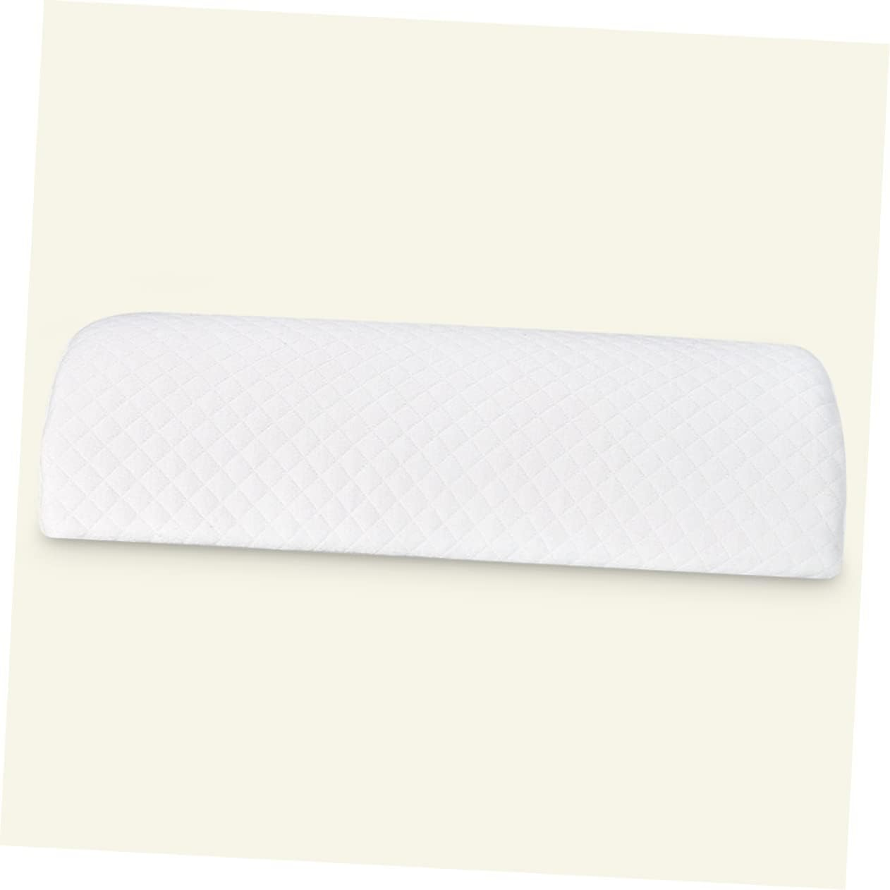 KICHOUSE Memory Leg Pillow Leg Rest Cushion for Knees and Thighs White Cotton Pillow for Bed