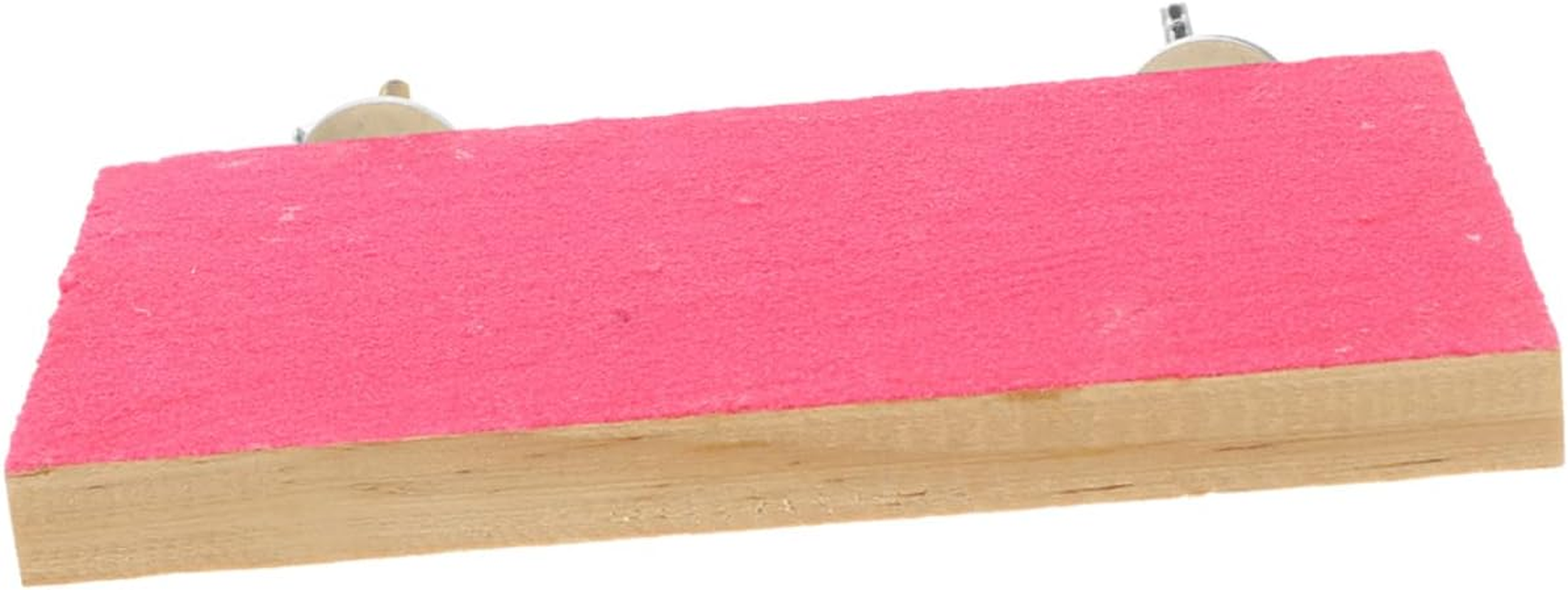 ERINGOGO Bird Perch Platform Flat Wooden Parrot Playground Durable Cockatiel Accessory for Bird Cage Natural Wood Design for Exercise Balance Improvement