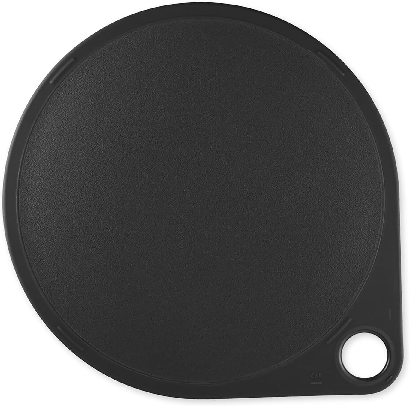 Kai Corporation Kai Kitchen AP5328 round Cutting Board, 11.8 Inches (30 Cm), White, Dishwasher Safe