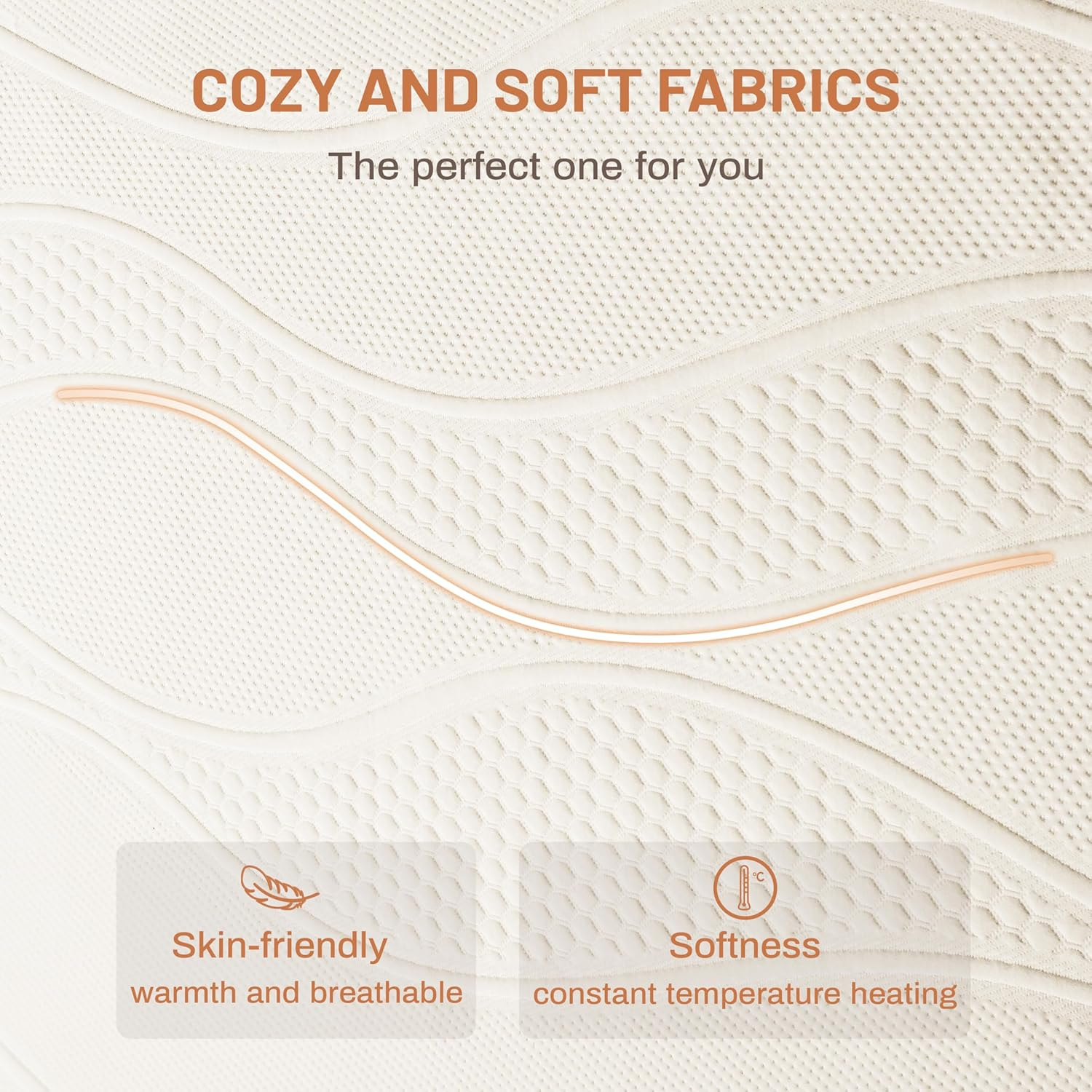 TEXCITING Electric Blanket King Size - Heated Underblanket Dual Control with 6 Heat Setting & 10 Hour Auto Off, Machine Washable,Saa Certified -King image number 2