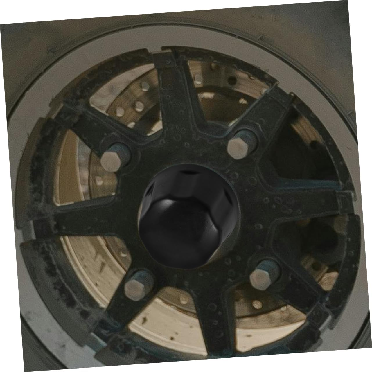 Luxshiny 4Pcs Rubber Wheel Cover Caps Replacement for ATV Trailer Boat Trailer Bearing Mud And