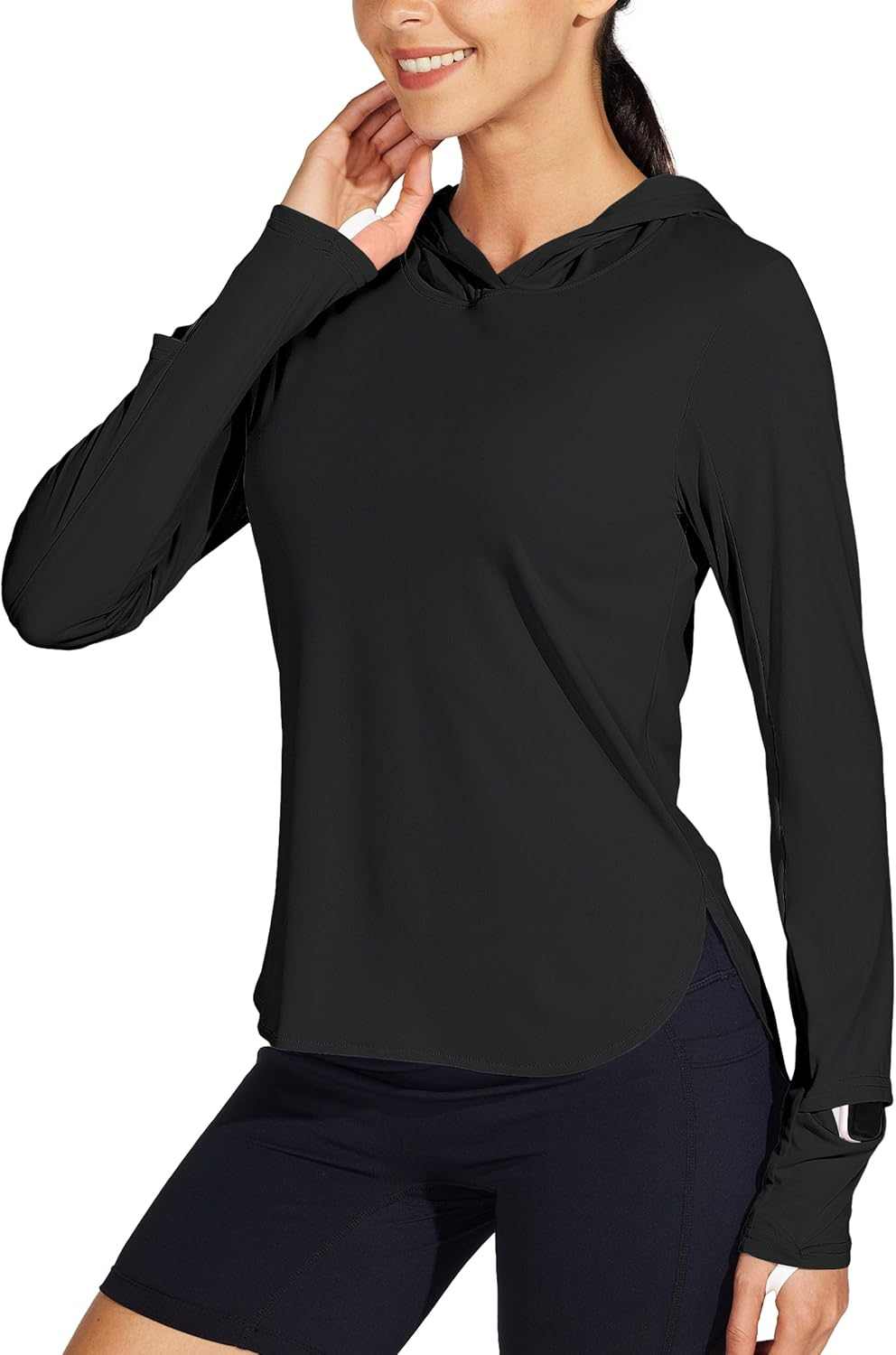 WILLIT Women'S Sun Shirts Hoodie UPF 50+ SPF Long Sleeve Hiking Lightweight Quick Dry UV Protection Outdoor Clothing