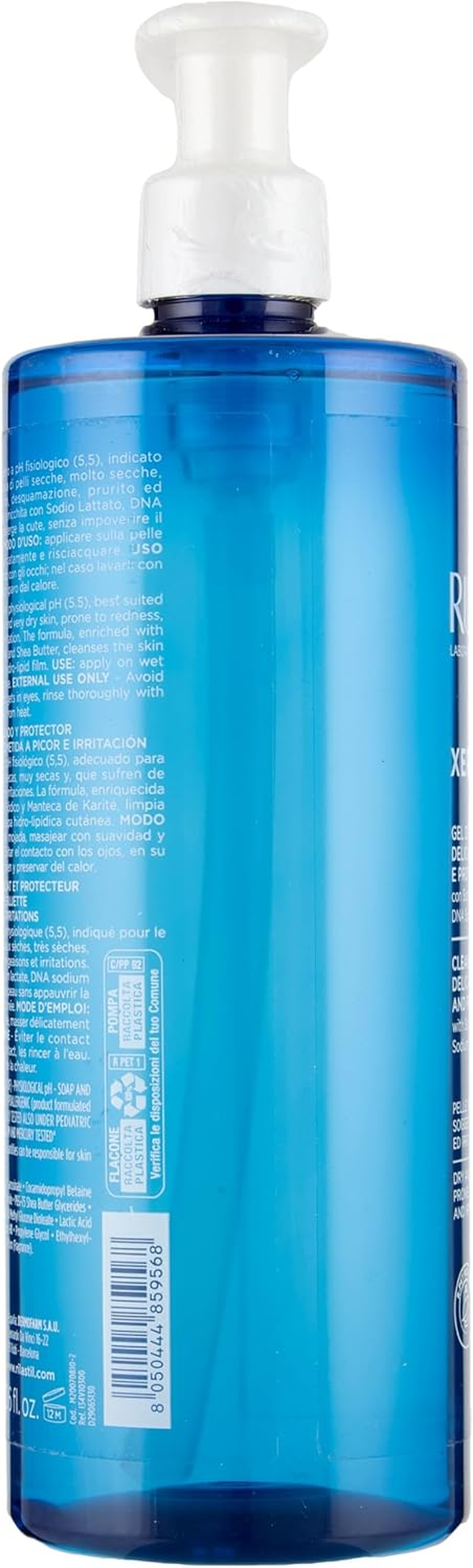 Rilastil Xerolact Gel Limpiador Reparador Para Piel Seca Con Tendencia Al Rascado E Irritaci&oacute;n, 750 Mililitros image number 3