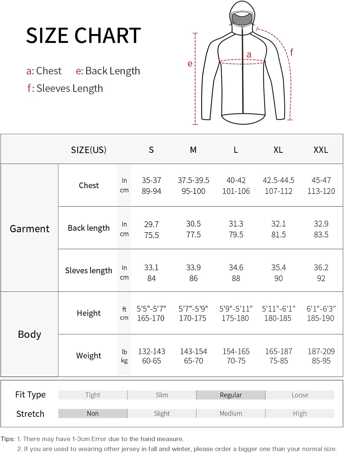 BERGRISAR Men'S Cycling Rain Jacket Waterproof Cycling Windbreaker Bike Bicycle Jacket Running Hood Rain Coat image number 2