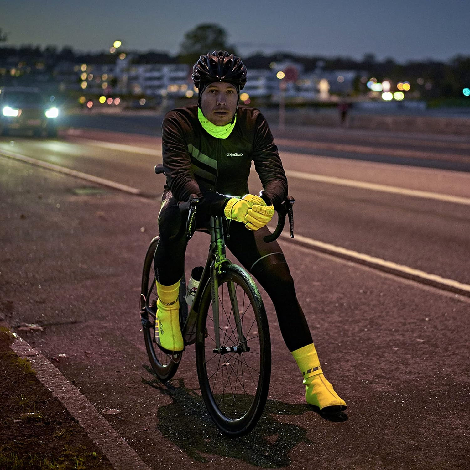 Gripgrab Cyclingaiter Rainy Weather Cycling Overshoes Seal Waterproof Neoprene Ankle Cuffs Road MTB Gravel Shoe Covers image number 2