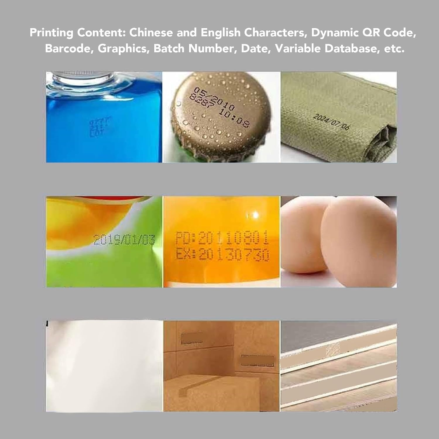 Handheld Inkjet Printer with Cartridge, 2-12.7Mm Height Adjustable Wireless Bluetooth Handheld Inkjet Coding Machine with 4.3 Inch Touch Screen for Barcodes/Code/Date Label.. image number 4