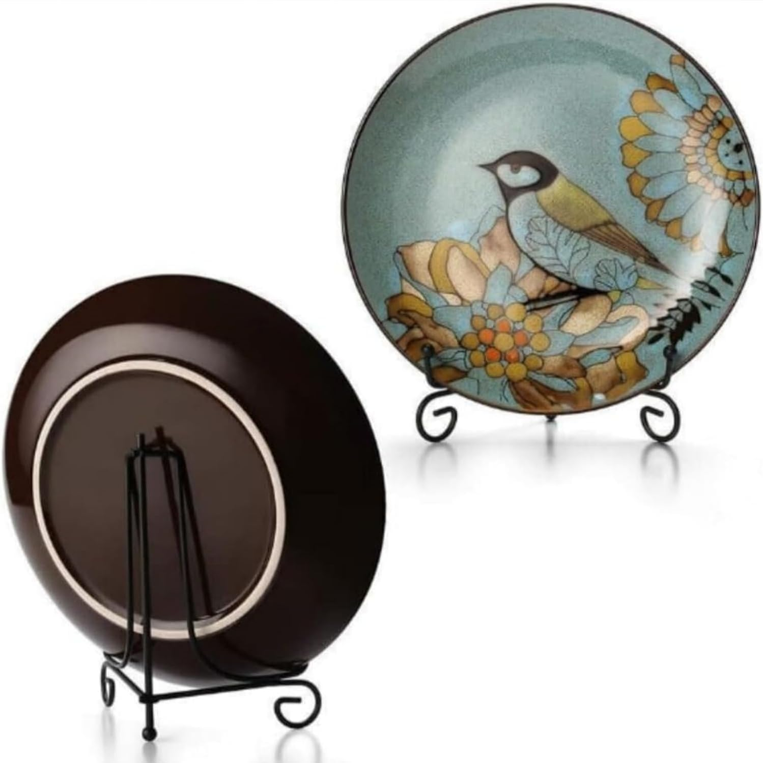 Plate Stands for Display - 6 Inch Plate Holder Display Stand , Metal Easel Stand for Picture Frame Decorative Plates, Book, Photo, Collectibles（4 Pack） image number 2