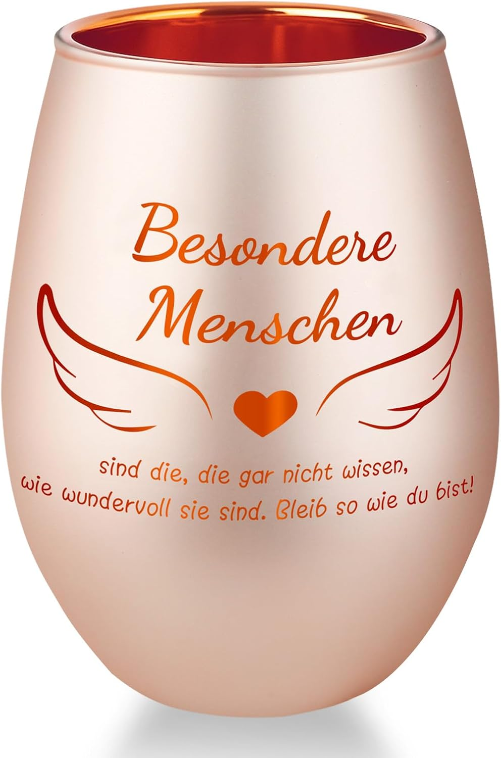 Belillpipi Gifts for Women, Glass Lantern in Rose Gold with Gift Box, Tea Light Holder with Engraving, Special Gift for Birthday, Christmas, Thank You Gift for Colleagues, Teachers image number 3